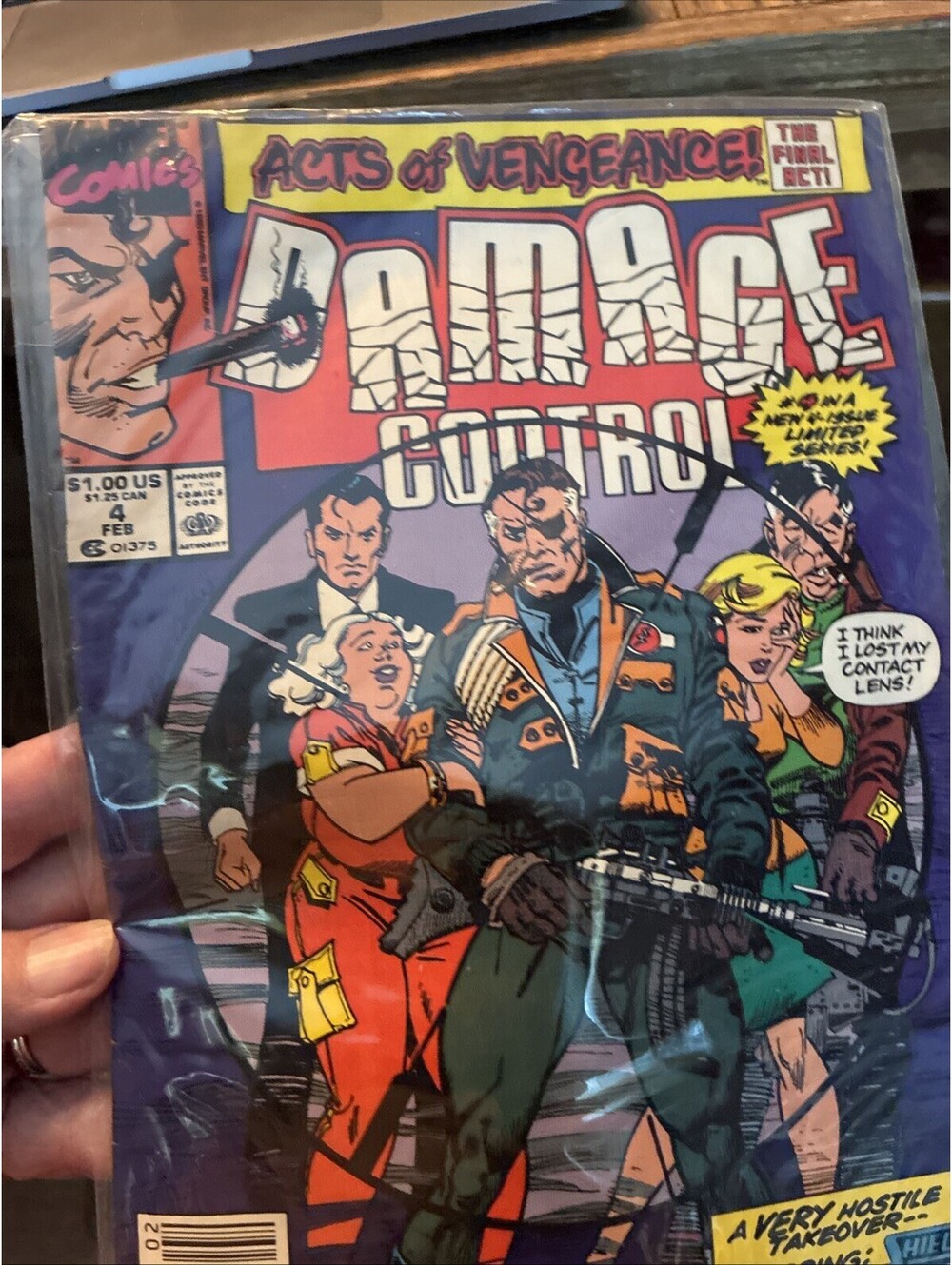 RARE COPY OF DAMAGE CONTROL VOLUME 2 #4 COMIC BOOK! MARVEL!